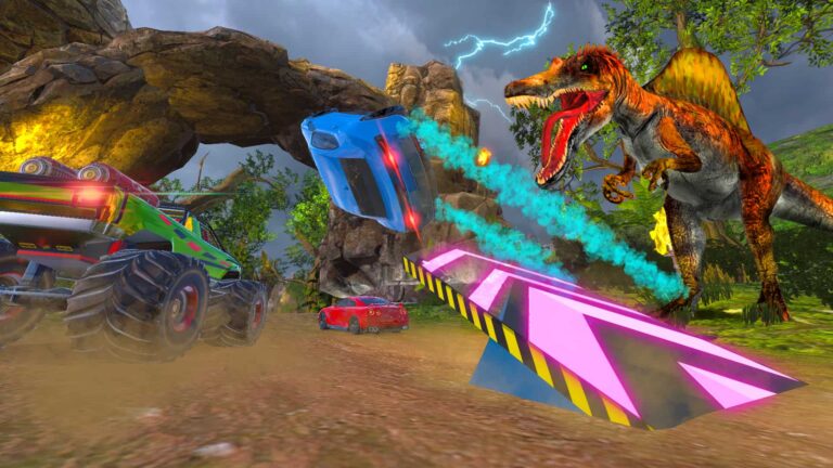 Cruis'n Blast Nintendo Switch jumping