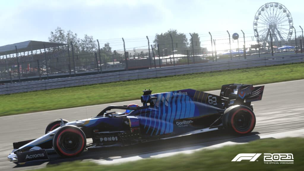 George Russell F1 2021 game
