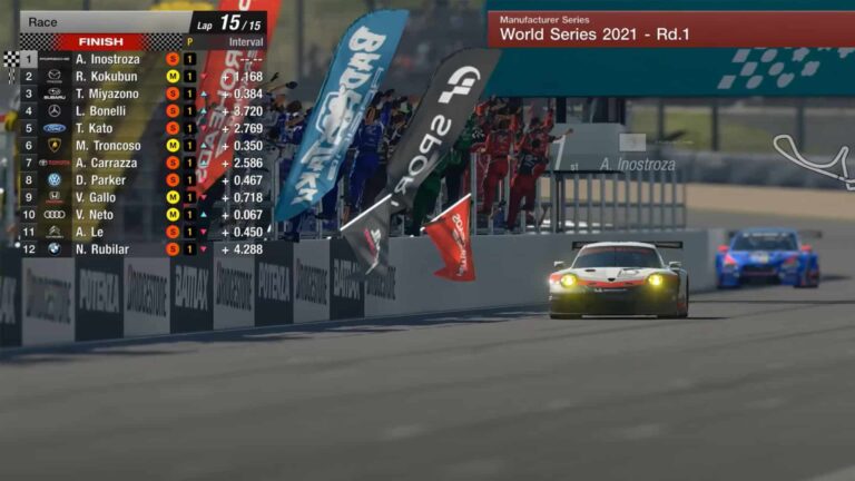 Porsche wins Manufacturer Series 2021 round 1 Suzuka GT Sport
