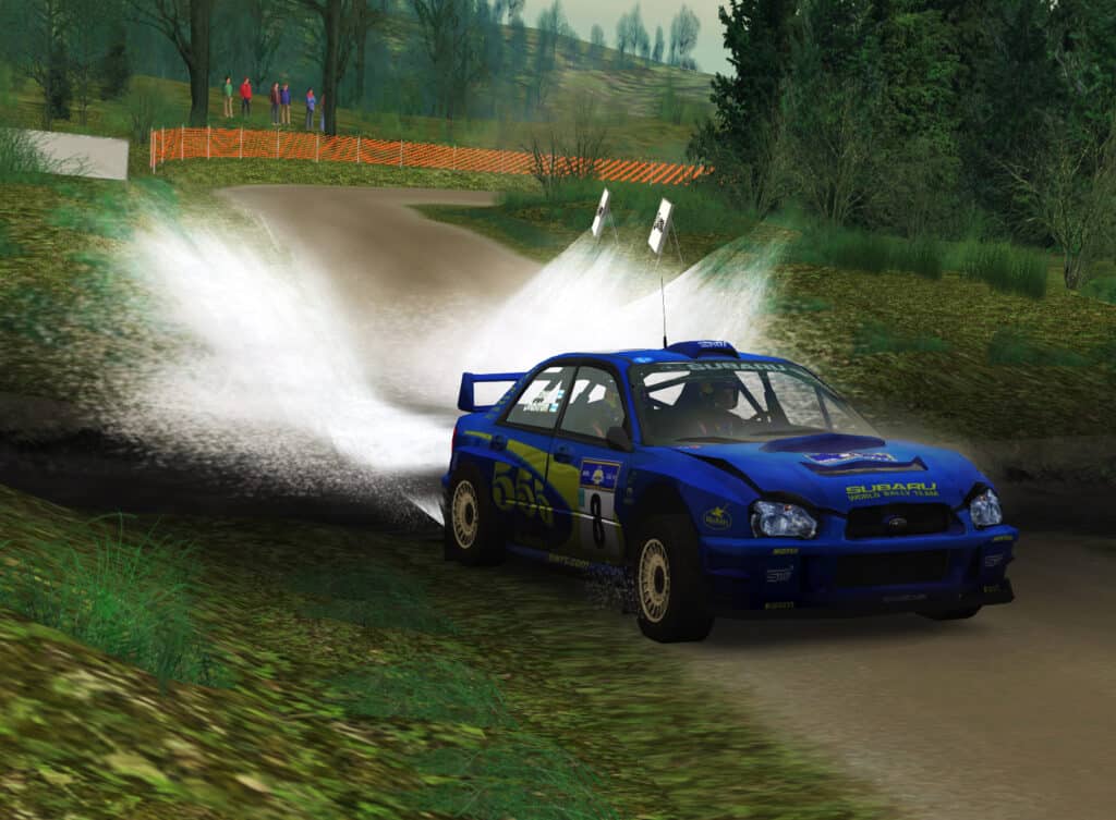 Subaru vs ford! Chirdonhead II, one of the many real-life stages in Richard Burns Rally