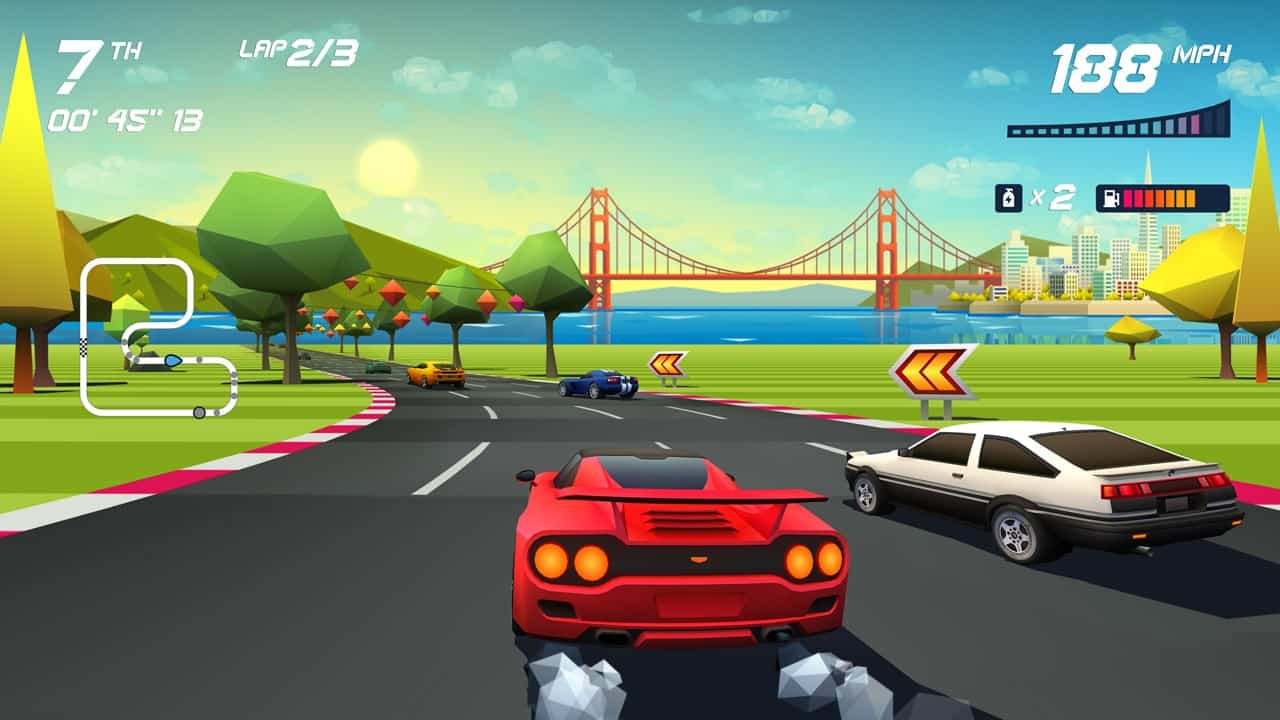 Pick up Horizon Chase for free via the Epic Games | Traxion