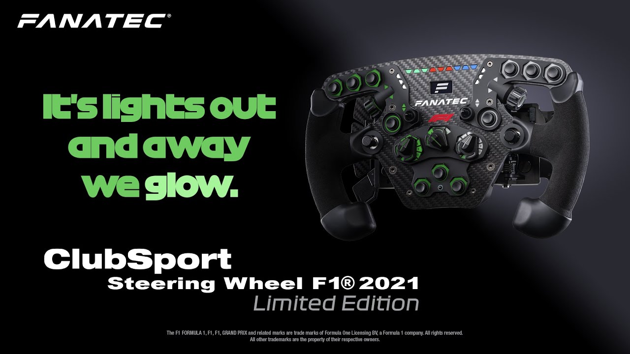 Fanatec announces Limited Edition ClubSport Steering Wheel F1 2021