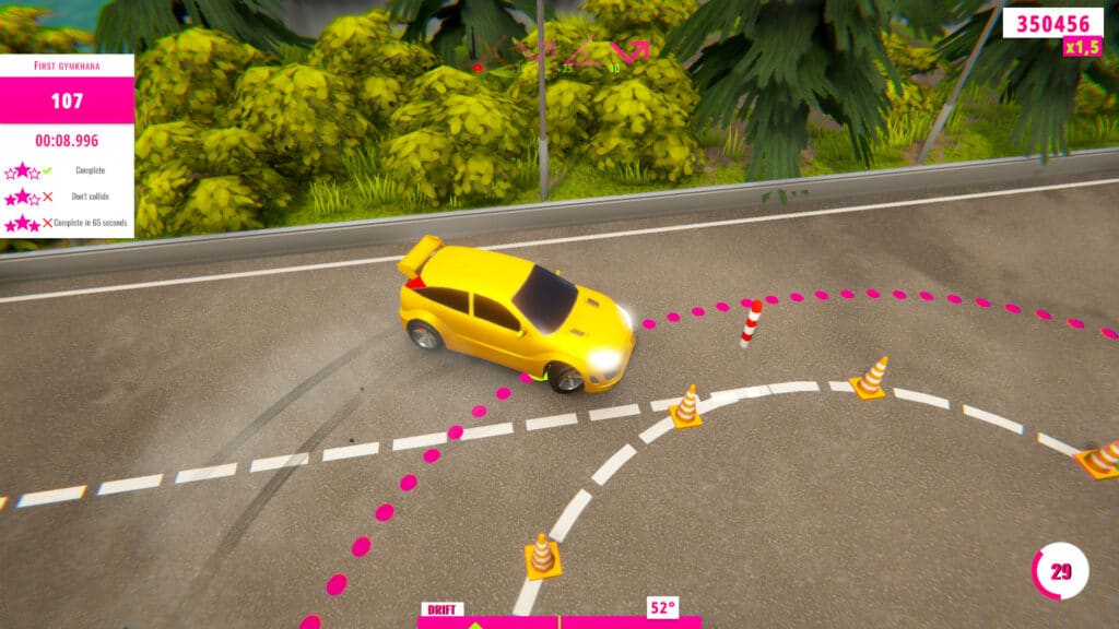 Power of Slide on Steam, yellow car drift