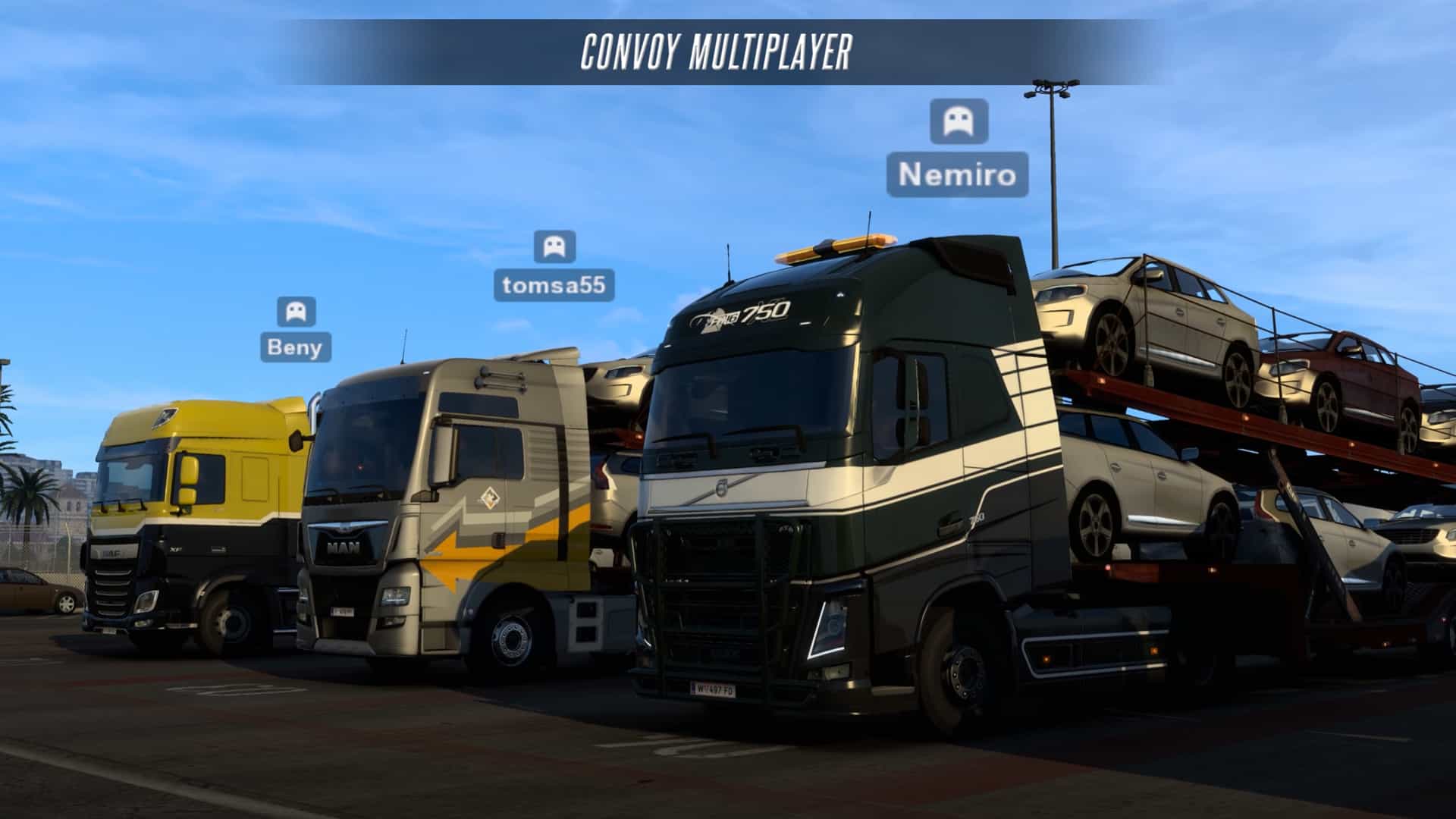 next Blow bang Convoy Multiplayer added to Euro Truck Simulator 2 | Traxion