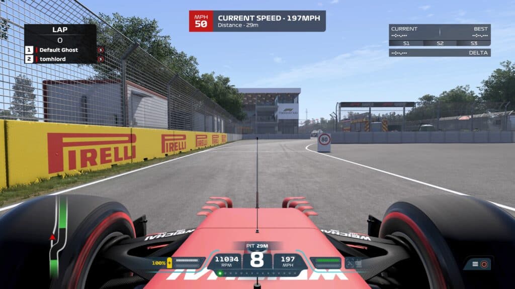 F1 2021 Canada Pit Entry