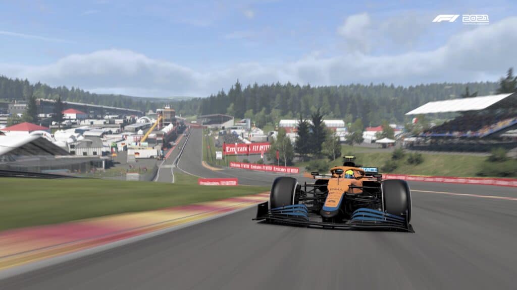 McLaren F1 2021 Spa-Francorchamps Eau Rouge