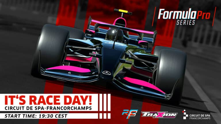 Formula Pro Series esports Round 1 Spa-Francorchamps