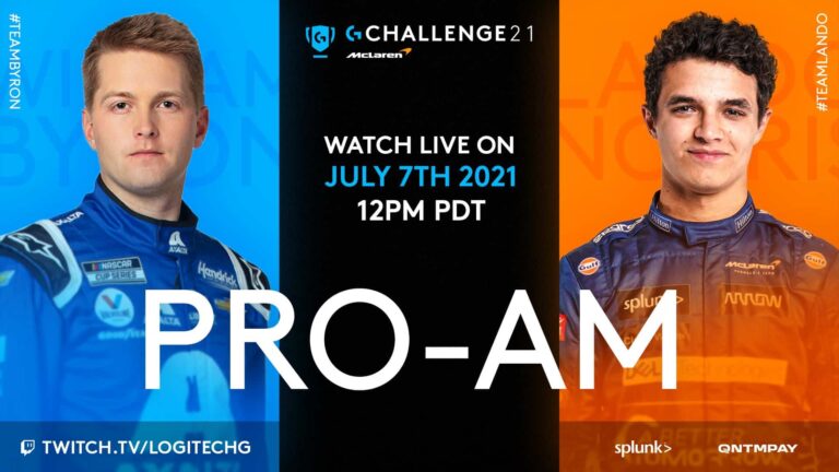 Byron vs Norris: Logitech McLaren G Challenge kicks off with Pro-Am battle