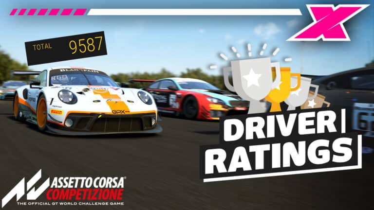 How the driver ratings in Assetto Corsa Competizione work