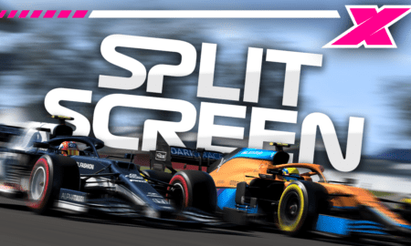 WATCH: Professional driving? F1 2021 splitscreen gameplay