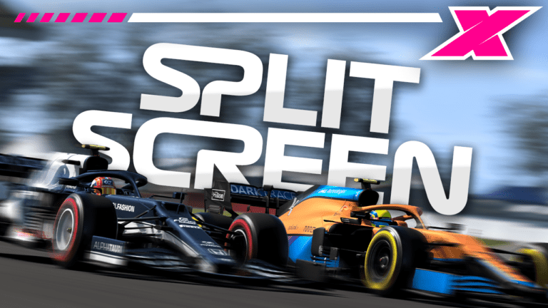 WATCH: Professional driving? F1 2021 splitscreen gameplay