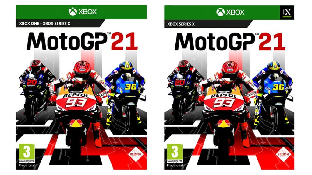 MotoGP 21 Xbox One and Series X versions