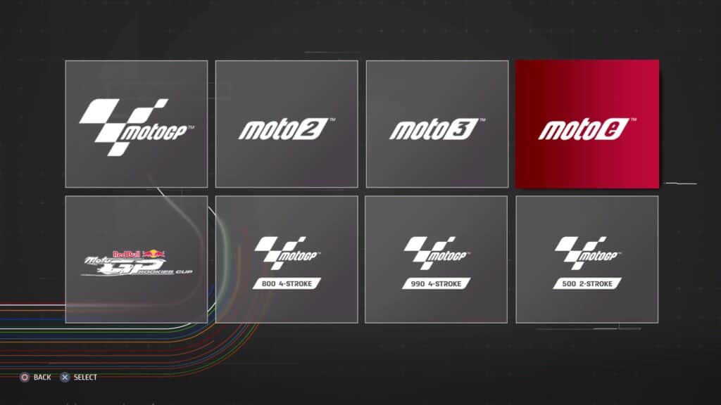 MotoE in MotoGP 21 game