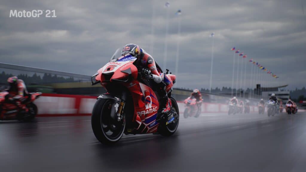 Latest MotoGP 21 update adds wet suits