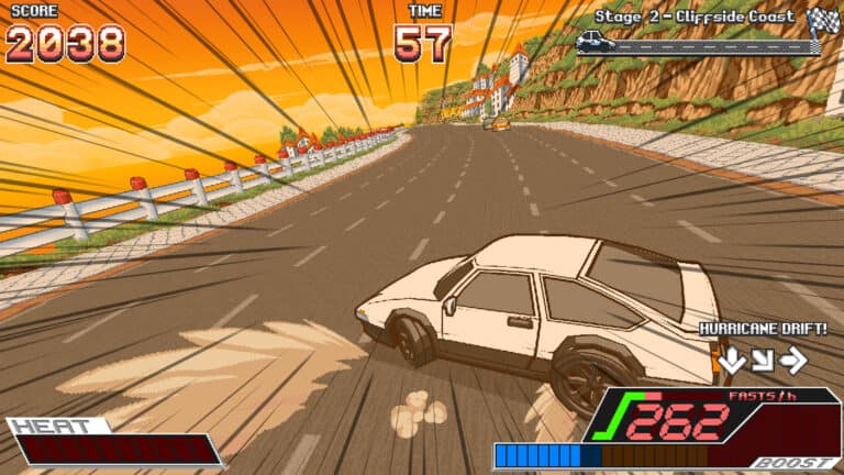 Retro arcade racer Buck Up And Drive! Demo now available