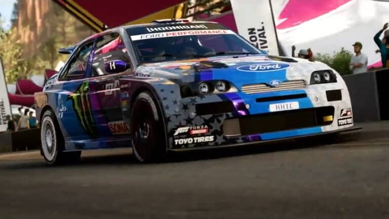 Take on a jumbo jet using Ken Block’s v2 Cossie in a Forza Horizon 5 ...