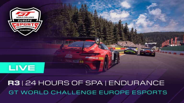 Race Preview: GT World Challenge Europe Esports 24 Hours of Spa