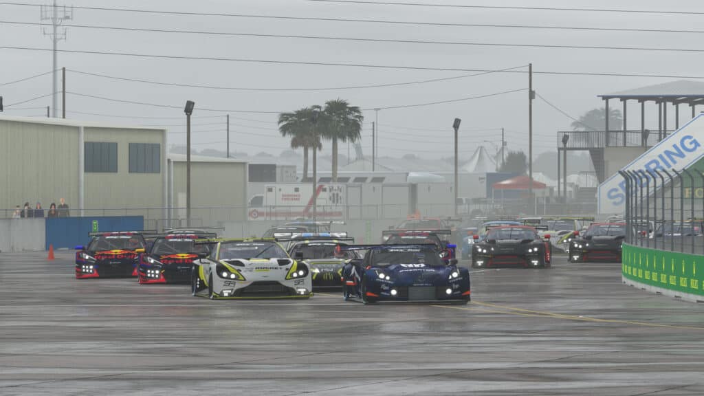 GT Pro Sebring Feature Race start