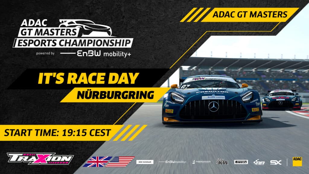 ADAC GT Masters Esports Championship 2021, Nürburgring Sprint, Race Today