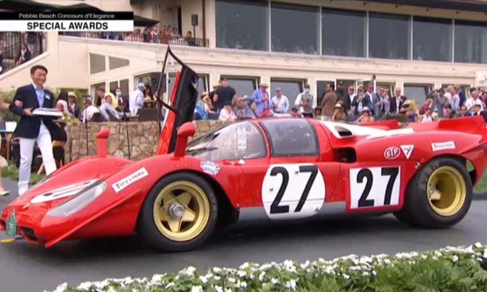 Gran Turismo Award, 2021 Pebble Beach Concours d'Elegance, 1969 Ferrari 512 S Berlinetta wins