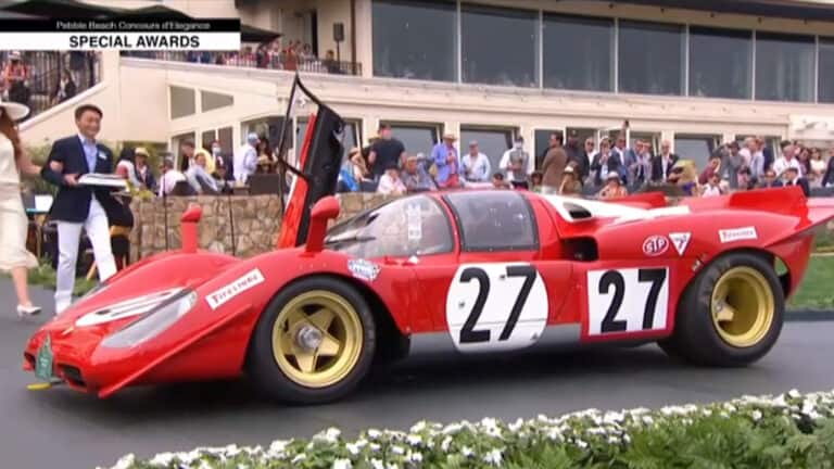 Gran Turismo Award, 2021 Pebble Beach Concours d'Elegance, 1969 Ferrari 512 S Berlinetta wins