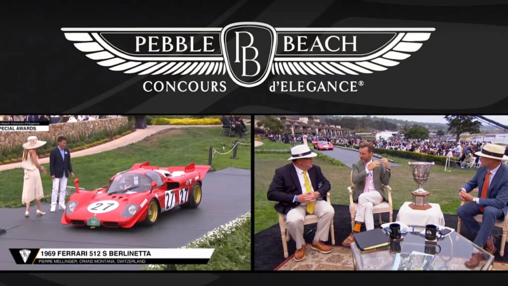 Gran Turismo Award, 2021 Pebble Beach Concours d'Elegance, Ferrari 512 S Berlinetta 1969