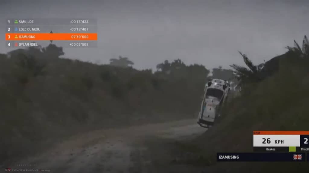 Izamusing crashes, 2020 WRC eSports 2020 Grand Final