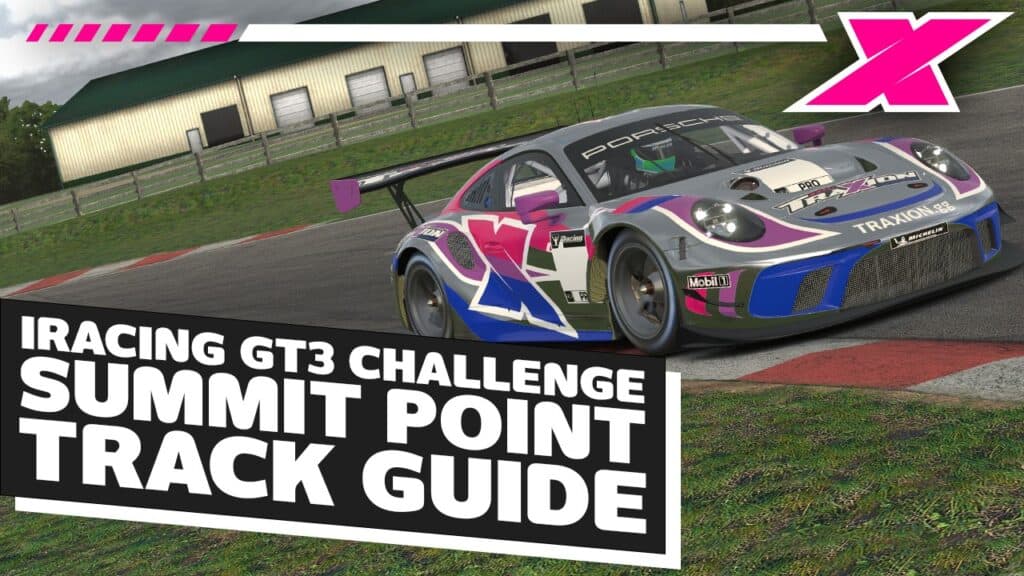 iRacing Fanatec GT Challenge - Porsche GT3R Summit Point Track Guide Season 3 2021 Week 9 | Dave Cam