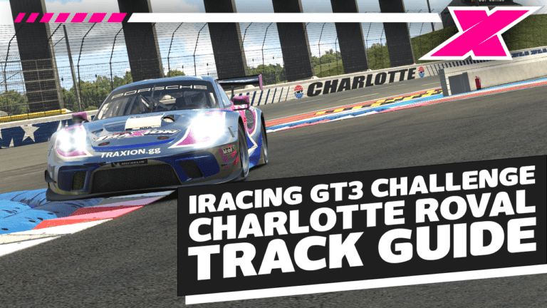 iRacing Fanatec GT Challenge - Porsche GT3R Charlotte ROVAL Track Guide Season 3 2021 Week 10 | Dave Cam
