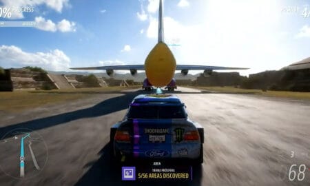 Take on a jumbo jet using Ken Block’s v2 Cossie in a Forza Horizon 5 Showcase