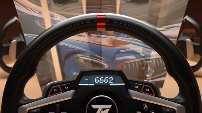 Thrustmaster T248 LCD display