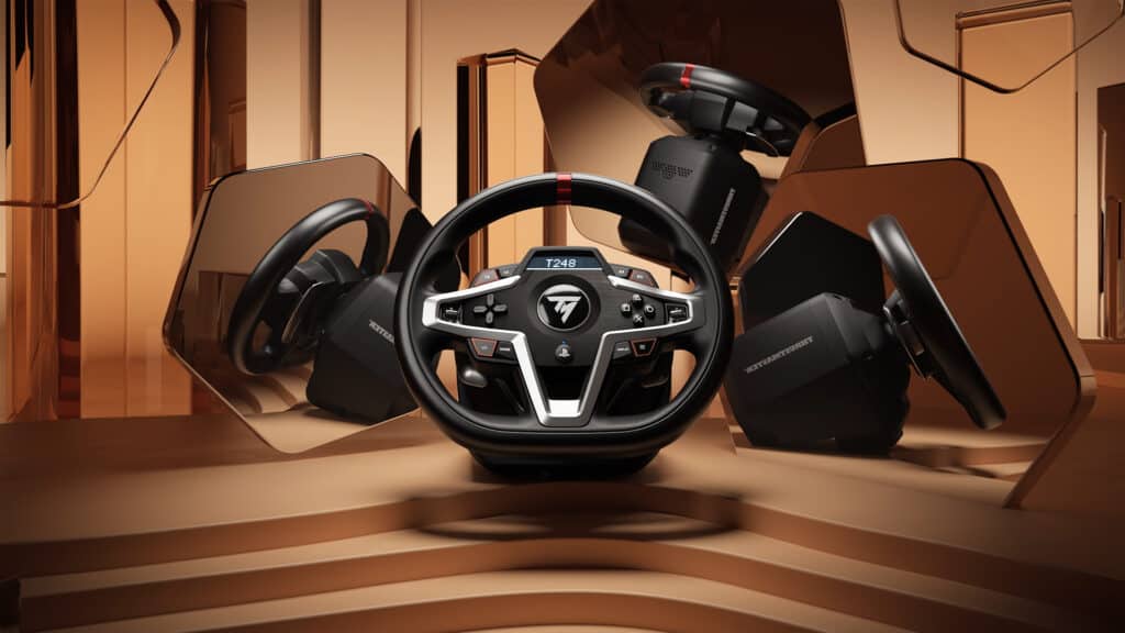 Thrustmaster launches affordable T248 hybrid drive wheel and pedal set