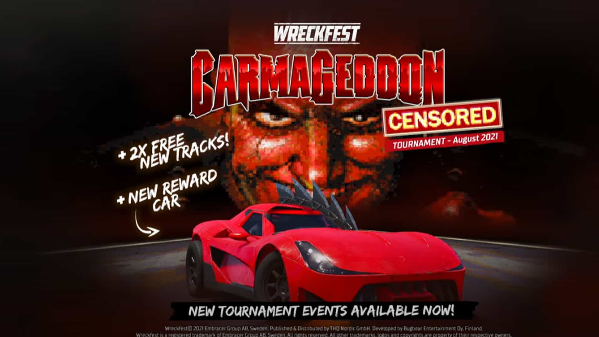 Carmageddon returns within the next free Wreckfest update