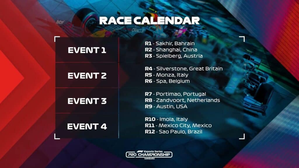 F1 Esports Series Pro Championship drivers, schedule announced Traxion