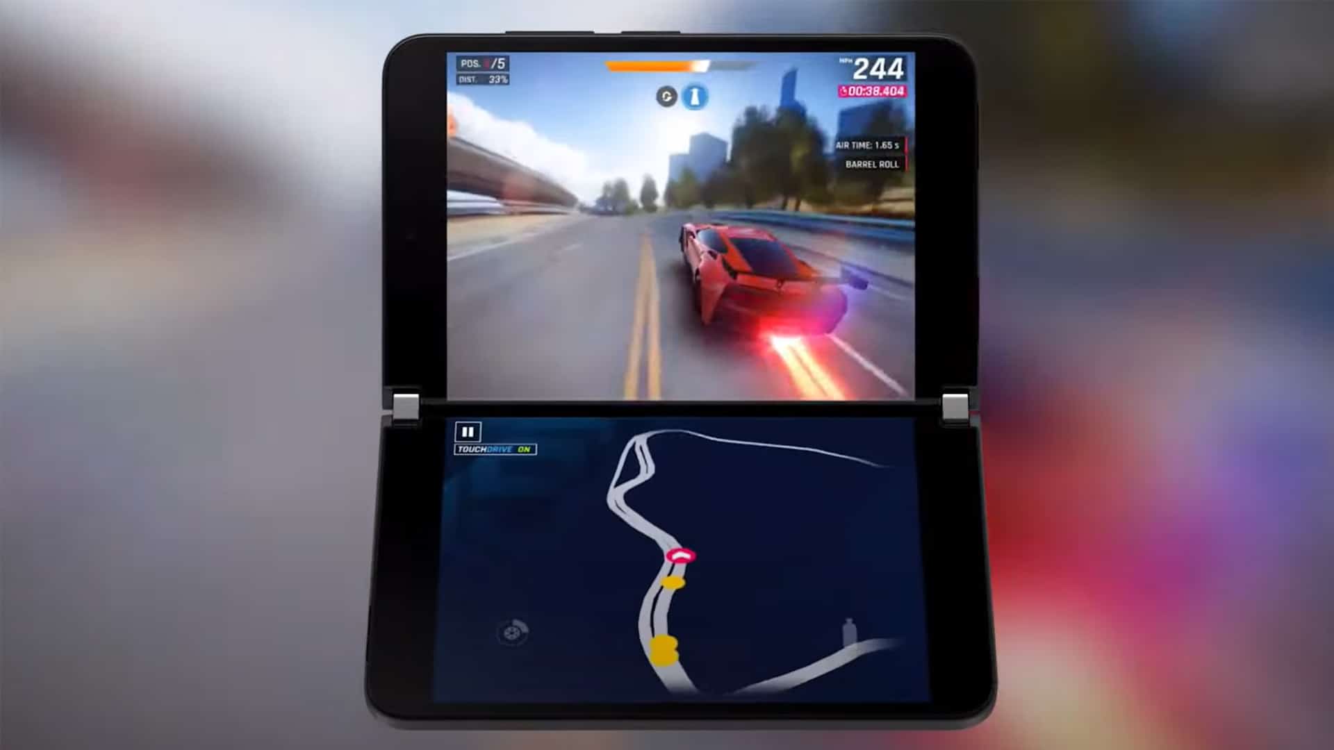 Asphalt 9 Legends, Game Pass touch controls coming to Microsoft Duo 2