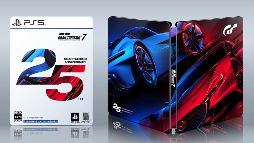 Gran Turismo 7 25th Anniversary Edition PS5 steelbook case