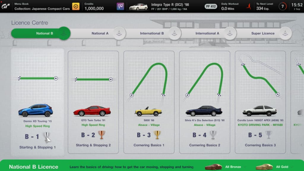 Gran Turismo 7 Licence tests