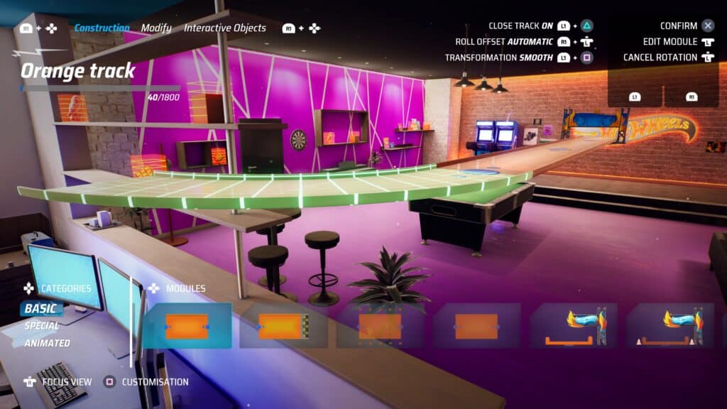 Hot Wheels Unleashed track builder