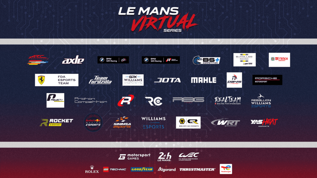 Teams announced for 2021-2022 Le Mans Virtual Series