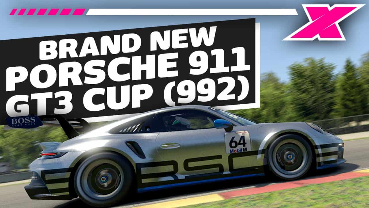 WATCH Hands-on with the Porsche 911 992 Cup Car in iRacing with Dave Cam Traxion