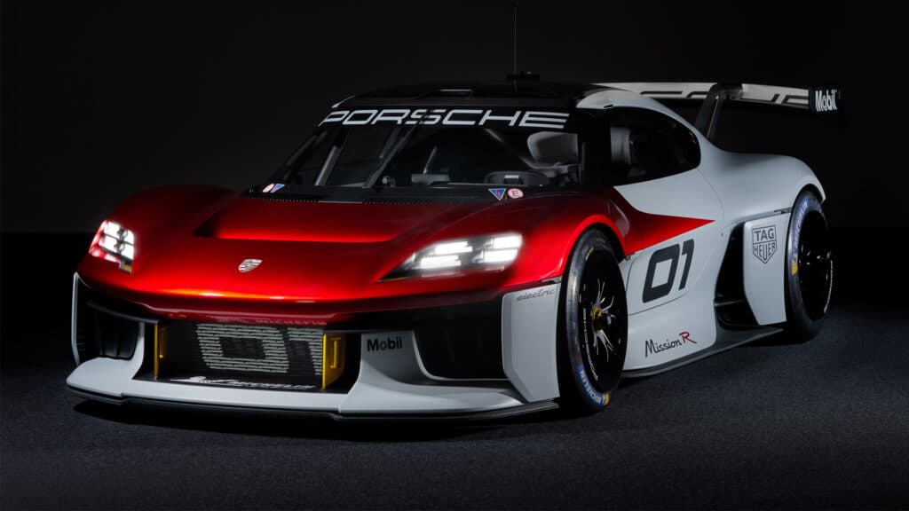 Concepto del coche de carreras eléctrico Porsche Mission R GT