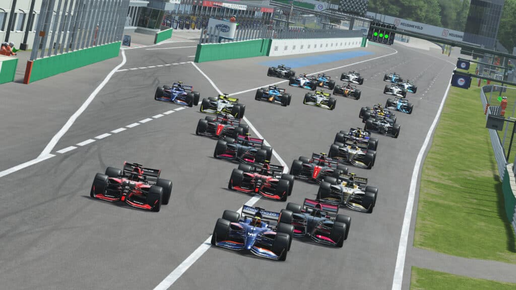 Race start Monza, Round 6, Formula Pro Series
