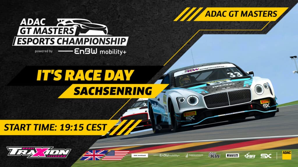 ADAC GT Masters Esports Round 6 Sachsenring