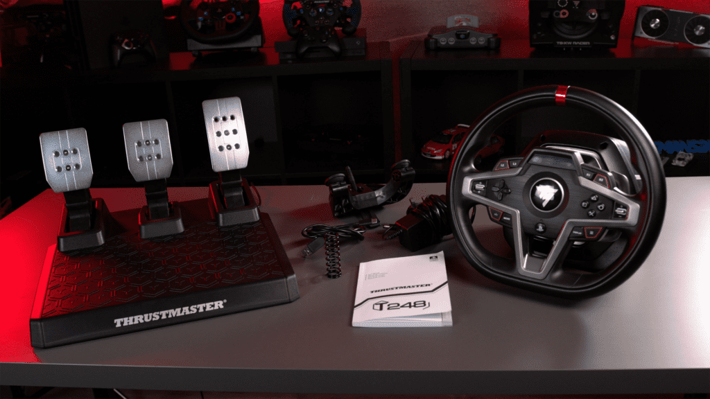 Thrustmaster T248 Racing Wheel - Hybrid Drive Force Feedback for PS5, PS4  and PC
