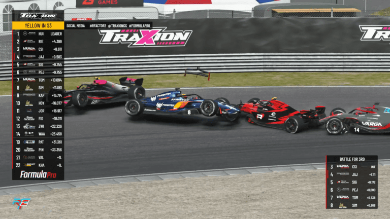 Formula Pro Series Zandvoort crash