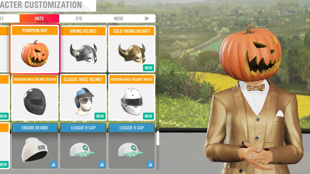 Forza Horizon 4 Halloween Pumpkin Hat