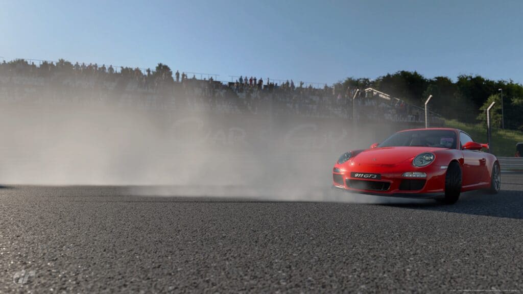 Porsche 911 997 GT3 drift Gran Turismo Sport