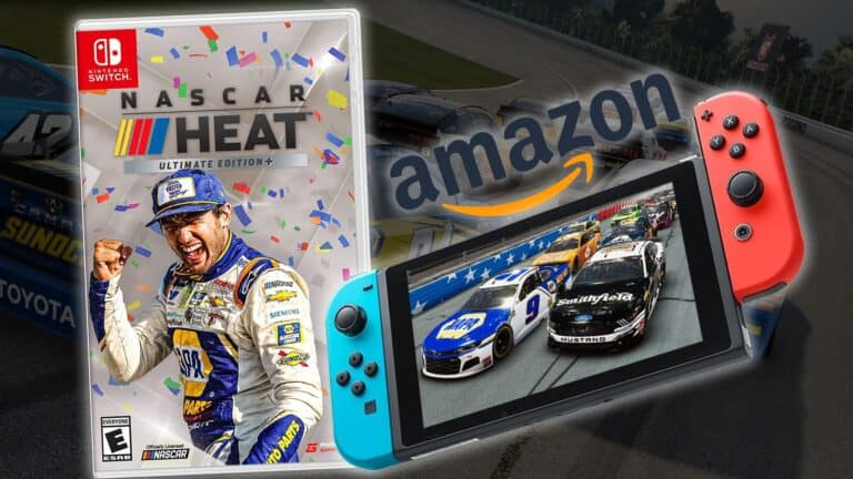 NASCAR Heat Ultimate Edition+ on Nintendo Switch found via Amazon listing