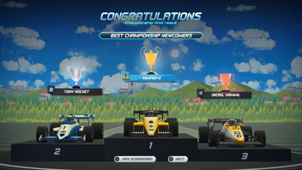 Horizon Chase Turbo Senna Forever championship mode