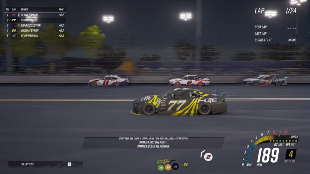 NASCAR 21: Ignition spotter